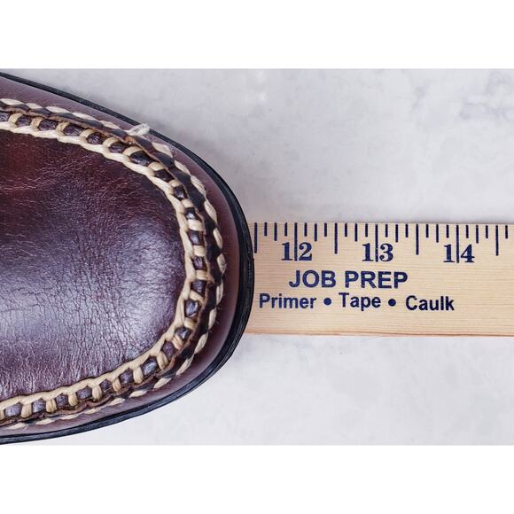 T.B. PHELPS Traditions Key West Penny Loafers Leather Brown Men's Size 9.5M VGUC - Picture 13 of 16